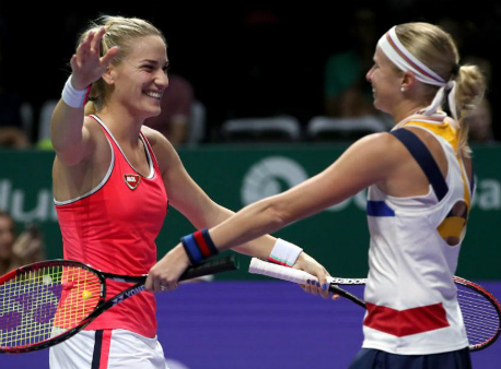 Тимея Бабош и Андреа Главачкова выиграли итоговый турнир WTA в парном разряде Тимея Бабош и Андреа Главачкова выиграли итоговый турнир WTA в парном разряде