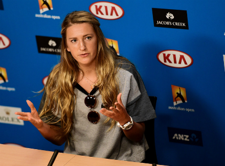 Виктория Азаренко: В повседневной жизни я гораздо менее эмоциональна, чем на корте (видео)