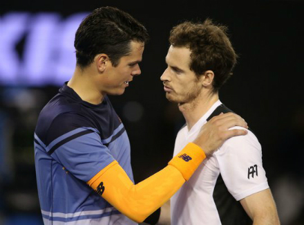 В английской школе урок геометрии был проведён на схеме полуфинала Australian Open Энди Маррей- Милош Раонич