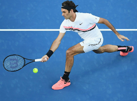 Федерер в 14-й раз вышел в четвертьфинал Australian Open Федерер в 14-й раз вышел в четвертьфинал Australian Open