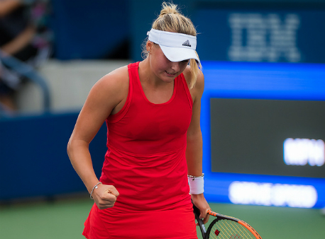 Теннисистка Козлова вышла в ¼ финала турнира WTA Теннисистка Козлова вышла в ¼ финала турнира WTA