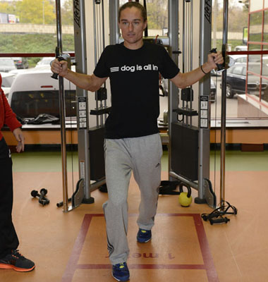 3.jpg Александр Долгополов посетил фитнес клуб World Class (фото)