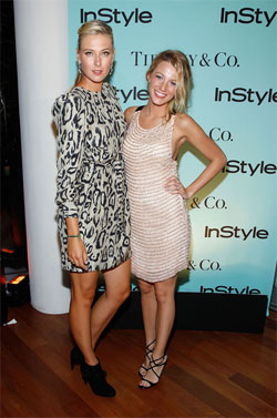Maria Sharapova and actress Blake Lively. Фото: Getty Images