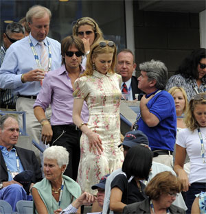 Звездные зрители US Open