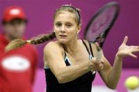 Фото: www.rolandgarros.com. Ана Иванович во время одной из последних тренировок в Париже